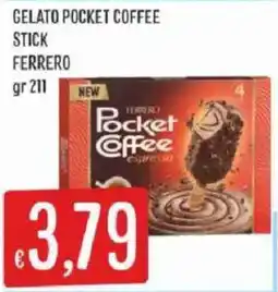 Sisa Gelato pocket coffee stick Ferrero offerta