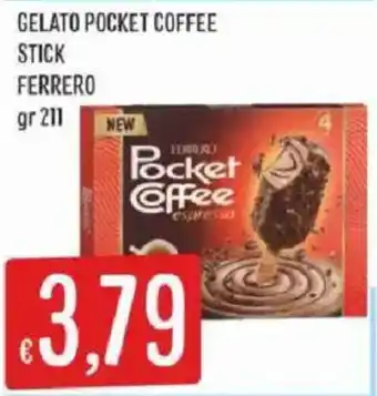 Gelato pocket coffee stick Ferrero