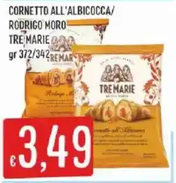 Sisa Cornetto all'albicocca Tre Marie offerta