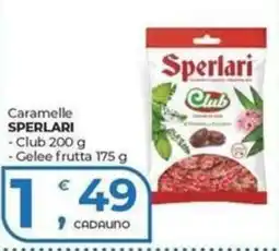 Alter Discount Caramelle Sperlari Club offerta