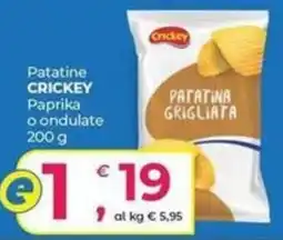 Alter Discount Patatine Crickey Paprika offerta