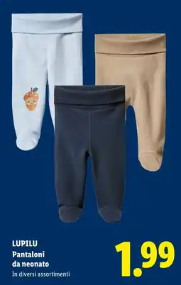 Lidl Lupilu Pantaloni da neonato offerta