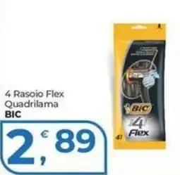 Alter Discount Rasoio Flex Quadrilama BIC offerta