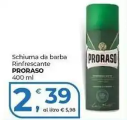 Alter Discount Schiuma da barba Rinfrescante PRORASO offerta