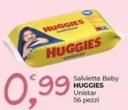 Alter Discount Salviette Baby HUGGIES Unistar offerta