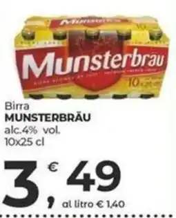 Alter Discount Birra Munsterbräu offerta
