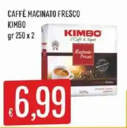 Sisa Caffè macinato fresco Kimbo offerta