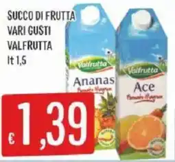 Sisa Succo di frutta Valfrutta offerta