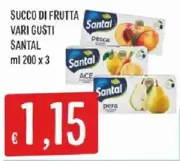 Sisa Succo di frutta vari gusti Santal offerta