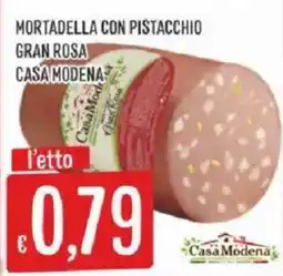 Sisa Mortadella con pistacchio gran rosa casa modena offerta