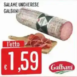 Sisa Salame ungherese Galbani offerta