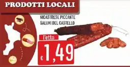 Sisa Nicastrese piccante salumi del castello offerta