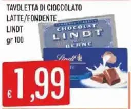 Sisa Tavoletta di cioccolato latte/fondente Lindt offerta