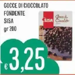 Sisa Gocce di cioccolato fondente Sisa offerta