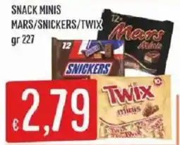 Sisa Snack Minis Mars/Snickers/Twix offerta