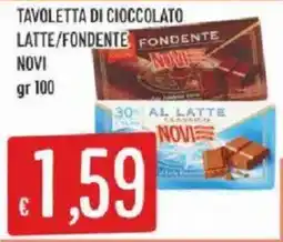Sisa Tavoletta di cioccolato Novi offerta