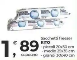 Alter Discount Sacchetti freezer KITO offerta