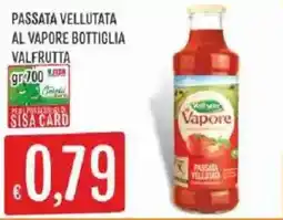 Sisa Passata vellutata al vapore Valfrutta offerta