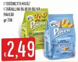 Sisa I tocchetti mais/ i tarallini olio di oliva Pavesi offerta