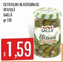 Sisa Sacla sfiziolì cetriolini offerta