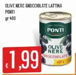 Sisa Olive nere snocciolate Ponti offerta