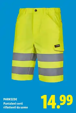 Lidl Pantaloncini corti riflettenti da uomo Parkside offerta