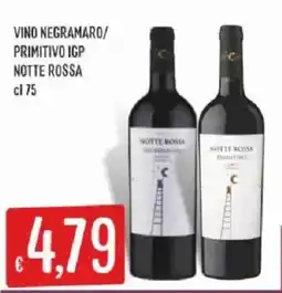Sisa Vino Negroamaro/Primitivo IGP Notte Rossa offerta
