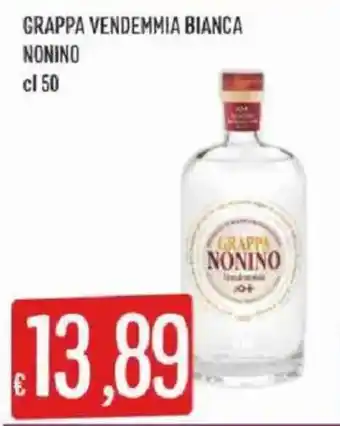 Grappa vendemmia bianca Nonino