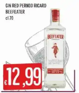 Sisa Gin red pernod ricard beefeater offerta