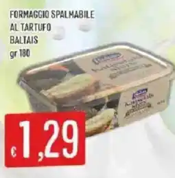 Sisa Formaggio spalmabile al tartufo Baltais offerta