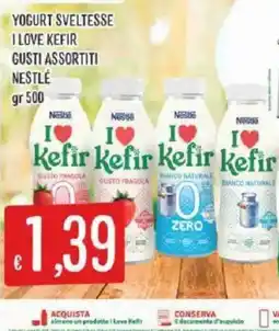 Sisa I Love Kefir Nestlé offerta