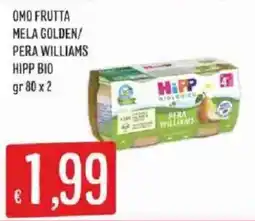 Sisa Omo frutta mela golden pera williams hipp bio offerta