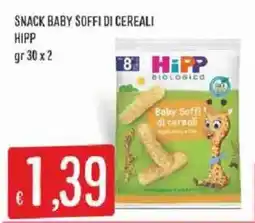 Sisa Snack baby soffi di cereali Hipp offerta