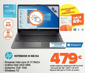 Expert Di Lella hp Notebook M-NB.15.6 offerta
