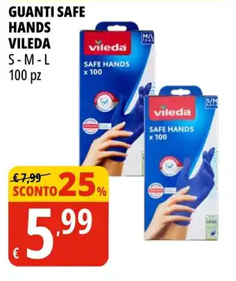 Guanti safe hands vileda