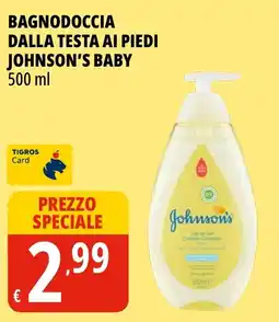 Tigros Bagnodoccia Johnson's Baby offerta