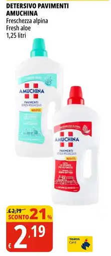 Tigros Detersivo pavimenti Amuchina offerta