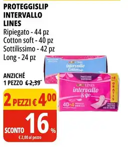 Tigros Proteggislip intervallo lines offerta