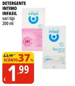 Tigros Detergente intimo Infasil offerta