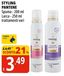 Tigros Pantene styling offerta