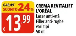 Tigros Crema Revitalift L'Oréal offerta