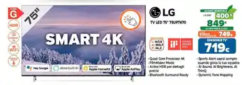 Expert Di Lella LG Tv Led 75" 75UP7670 offerta