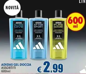 Adidas gel doccia assortiti