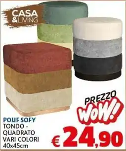 Casa & Co Casa & Living Pouf Sofy offerta
