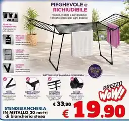 Casa & Co Stendibiancheria in metallo offerta