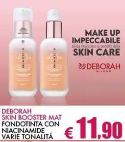 Casa & Co Deborah skin booster mat fondotinta con niacinamide varie tonalitá offerta