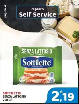 Il Centro Superstore Sottilette senza lattosio offerta