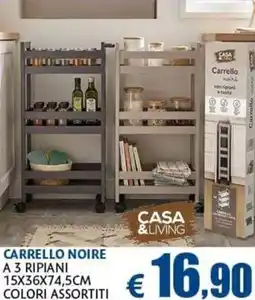 Casa & Co Carrello noire offerta