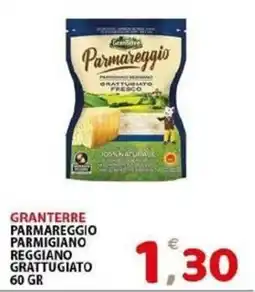 Il Centro Superstore Granterre Parmareggio Parmigiano Reggiano Grattugiato offerta