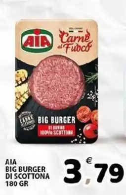 Il Centro Superstore AIA Big Burger di scottona offerta